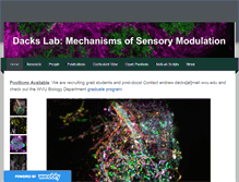 Tablet Screenshot of dacksneuroscience.com